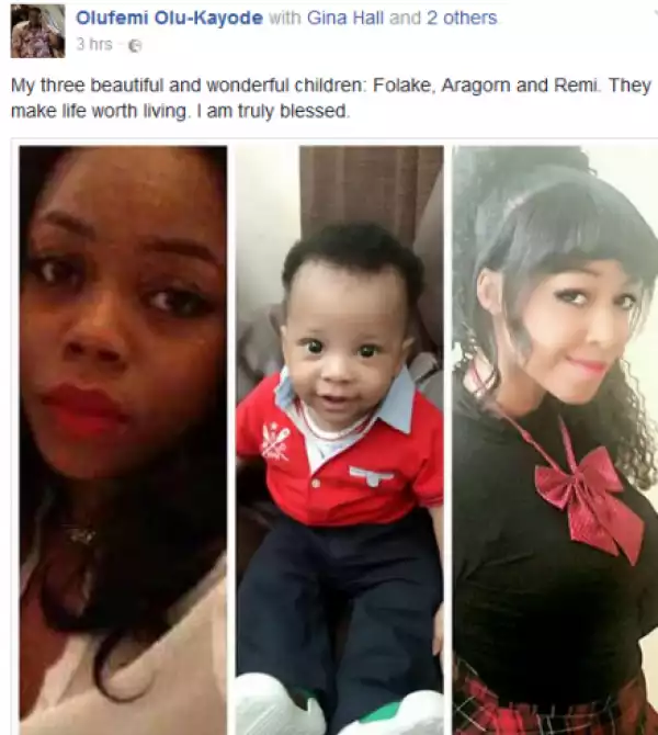 FFK shares photos of his children and their mothers with kind words to them